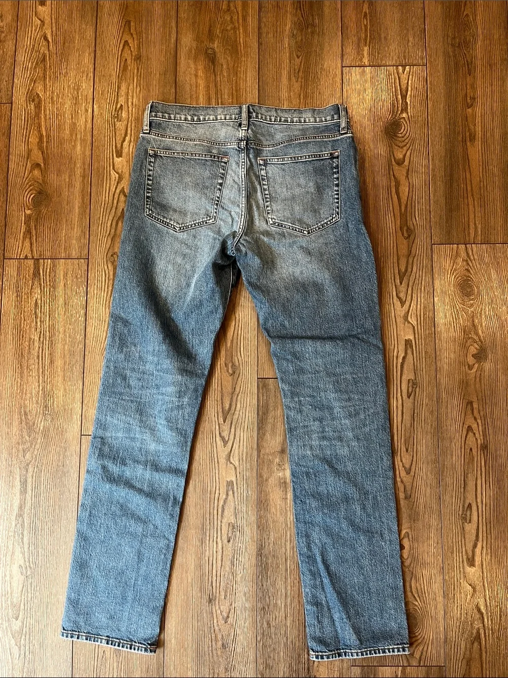 J Crew Classic Men's Straight-Leg Jeans in Light Blue